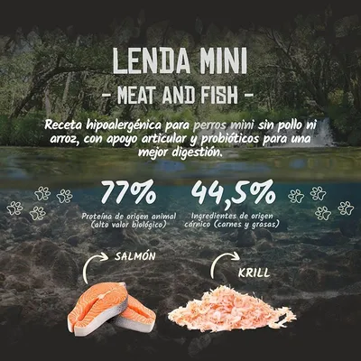Lenda Mini Hypoallergenic Skin & Coat Grain Free Salmón