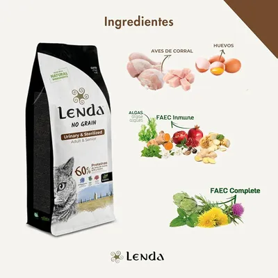 Lenda Senior Cat Grain Free Urinary & Sterilized Lenda Senior Cat Grain Free Urinary & Sterilized