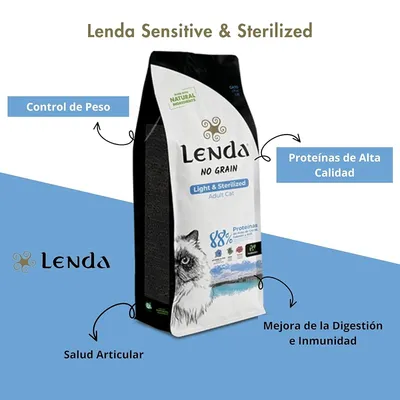 Lenda Adult Cat Grain Free Light & Sterilized Lenda Adult Cat Grain Free Light & Sterilized