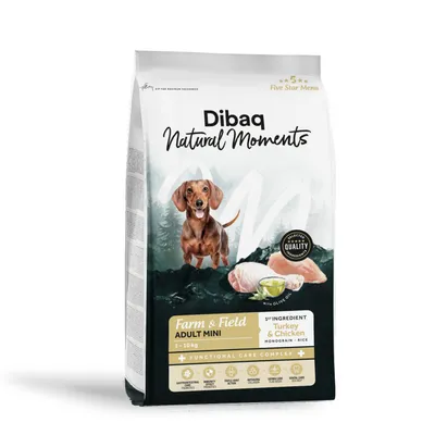 Dibaq Natural Moments 5 Star Pavo y Pollo Adulto razas pequeñas Dibaq Natural Moments 5 Star Pavo y Pollo Adulto razas pequeñas