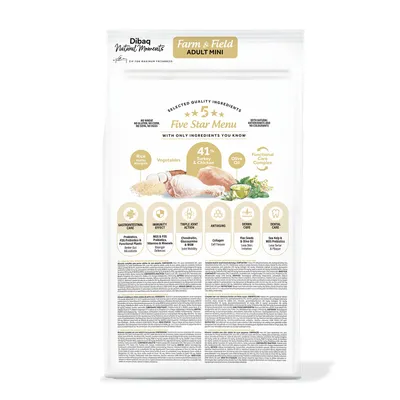Dibaq Natural Moments 5 Star Pavo y Pollo Adulto razas pequeñas Dibaq Natural Moments 5 Star Pavo y Pollo Adulto razas pequeñas