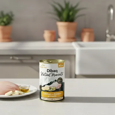 Dibaq Natural Moments Adulto Pollo con plátano Dibaq Natural Moments Adulto Pollo con plátano