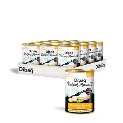 Dibaq Natural Moments Adulto Pollo con plátano