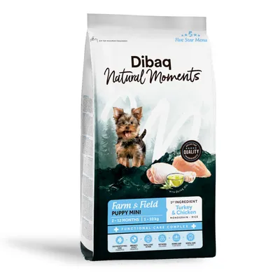 Dibaq Natural Moments 5 Star Pavo y Pollo Cachorro razas pequeñas Dibaq Natural Moments 5 Star Pavo y Pollo Cachorro razas pequeñas