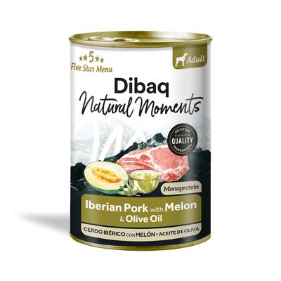Dibaq Natural Moments Adulto Cerdo Ibérico con Melón