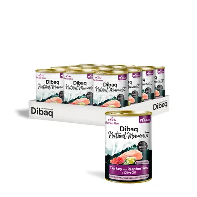 Dibaq Natural Moments Adulto Pavo con Frambuesa Dibaq Natural Moments Adulto Pavo con Frambuesa