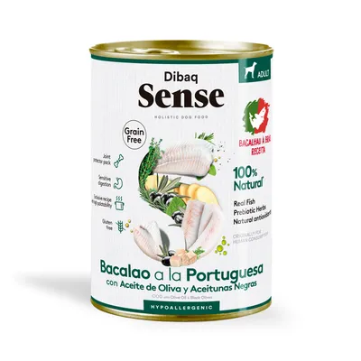 Dibaq Sense Grain Free Bacalao a la Portuguesa