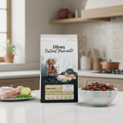 Dibaq Natural Moments 5 Star Pavo y Pollo Adulto razas pequeñas