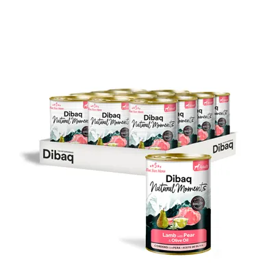 Dibaq Natural Moments Adulto Cordero con Pera