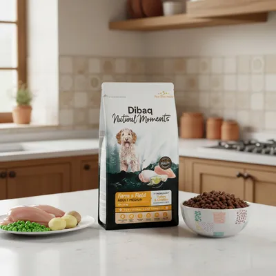 Dibaq Natural Moments 5 Star Pavo y Pollo Adulto razas medianas
