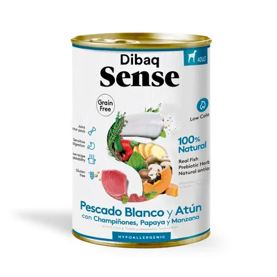 Dibaq Sense Pescado Blanco y Atún