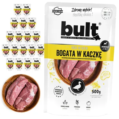 BULT Nassfutter für Hunde Beutel 20 x 500 g