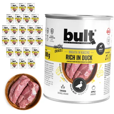 BULT Fleischreiches Nassfutter für ausgewachsene Hunde in Dosen 24 x 800 g BULT Fleischreiches Nassfutter für ausgewachsene Hunde in Dosen 24 x 800 g