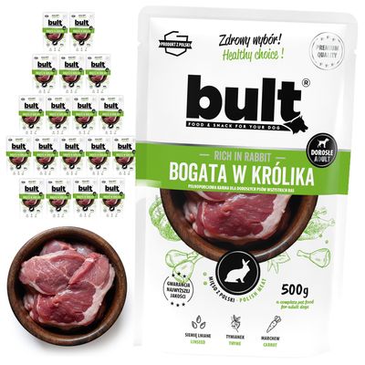 BULT Nassfutter für Hunde Beutel 20 x 500 g
