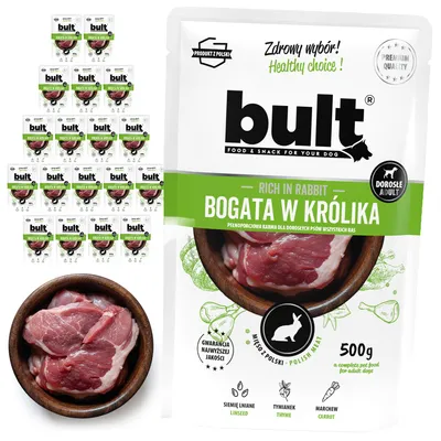 BULT Nassfutter für Hunde Beutel 20 x 500 g