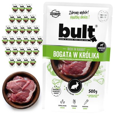 BULT Nassfutter für Hunde Beutel 30 x 500 g