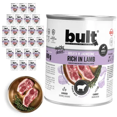 BULT Fleischreiches Nassfutter für ausgewachsene Hunde in Dosen 24 x 800 g BULT Fleischreiches Nassfutter für ausgewachsene Hunde in Dosen 24 x 800 g