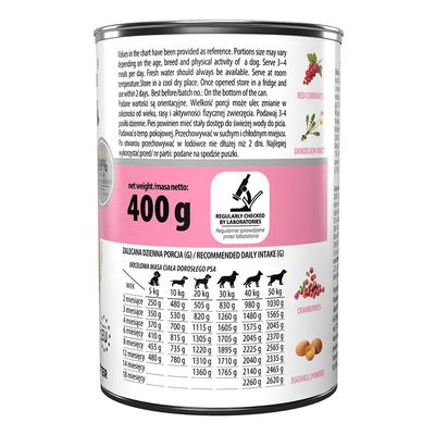 BULT Junior Nassfutter für Welpen – Alleinfuttermittel Dose 400 g