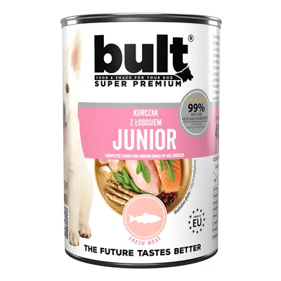 BULT Junior Nassfutter für Welpen – Alleinfuttermittel Dose 400 g BULT Junior Nassfutter für Welpen – Alleinfuttermittel Dose 400 g