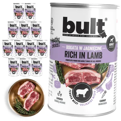 BULT Fleischreiches Nassfutter für ausgewachsene Hunde in Dosen 12 x 400 g BULT Fleischreiches Nassfutter für ausgewachsene Hunde in Dosen 12 x 400 g