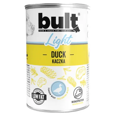 BULT LIGHT Nassfutter für Hunde – Monoprotein-Alleinfutter Dose 400 g BULT LIGHT Nassfutter für Hunde – Monoprotein-Alleinfutter Dose 400 g