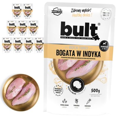 BULT Nassfutter für Hunde Beutel 10 x 500 g