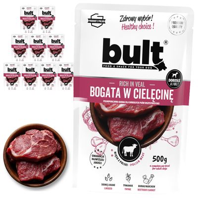 BULT Nassfutter für Hunde Beutel 10 x 500 g