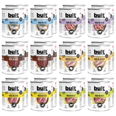 BULT Fleischreiches Nassfutter für ausgewachsene Hunde im Dosen-Mix BULT Fleischreiches Nassfutter für ausgewachsene Hunde im Dosen-Mix