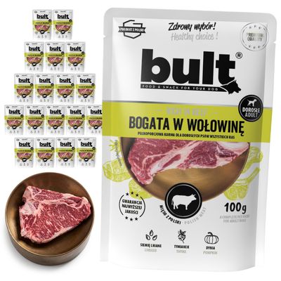 BULT Nassfutter für Hunde Beutel 20 x 500 g