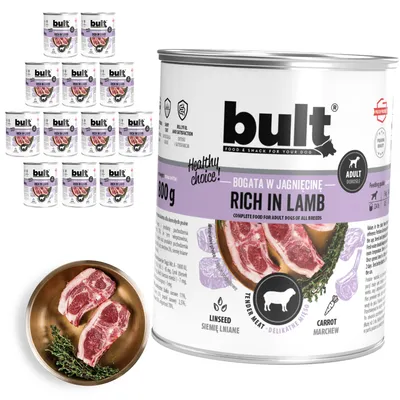 BULT Fleischreiches Nassfutter für ausgewachsene Hunde in Dosen 12 x 800 g BULT Fleischreiches Nassfutter für ausgewachsene Hunde in Dosen 12 x 800 g
