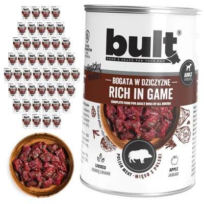 BULT Fleischreiches Nassfutter für ausgewachsene Hunde in Dosen 48 x 400 g BULT Fleischreiches Nassfutter für ausgewachsene Hunde in Dosen 48 x 400 g