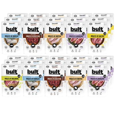 BULT Nassfutter für ausgewachsene Hunde im Beutel-Mix – 6 Sorten