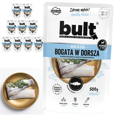 BULT Nassfutter für Hunde Beutel 10 x 500 g BULT Nassfutter für Hunde Beutel 10 x 500 g