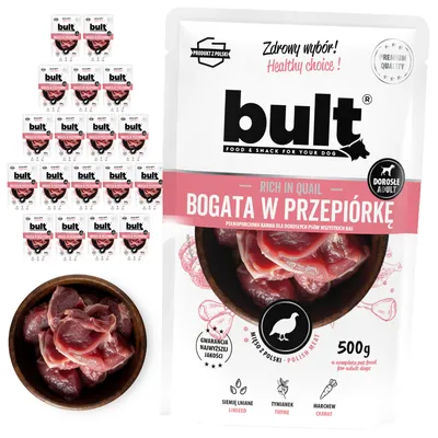 BULT Nassfutter für Hunde Beutel 20 x 500 g