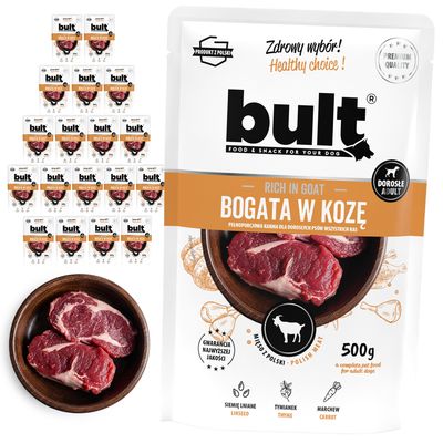 BULT Nassfutter für Hunde Beutel 20 x 500 g