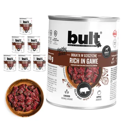 BULT Fleischreiches Nassfutter für ausgewachsene Hunde in Dosen 6 x 800 g BULT Fleischreiches Nassfutter für ausgewachsene Hunde in Dosen 6 x 800 g