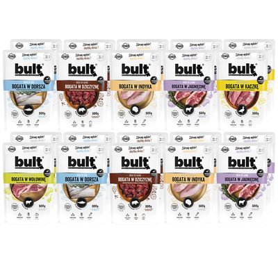 BULT Nassfutter für ausgewachsene Hunde im Beutel-Mix – 6 Sorten