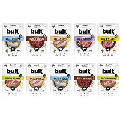 BULT Nassfutter für ausgewachsene Hunde im Beutel-Mix – 6 Sorten BULT Nassfutter für ausgewachsene Hunde im Beutel-Mix – 6 Sorten