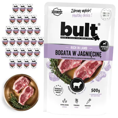 BULT Nassfutter für Hunde Beutel 30 x 500 g