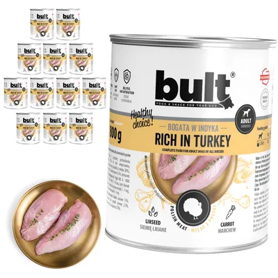 BULT Fleischreiches Nassfutter für ausgewachsene Hunde in Dosen 12 x 800 g BULT Fleischreiches Nassfutter für ausgewachsene Hunde in Dosen 12 x 800 g