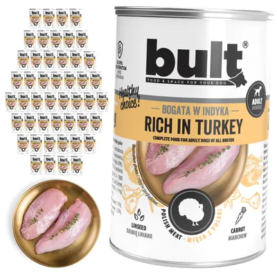 BULT Fleischreiches Nassfutter für ausgewachsene Hunde in Dosen 48 x 400 g BULT Fleischreiches Nassfutter für ausgewachsene Hunde in Dosen 48 x 400 g