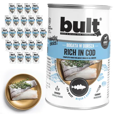 BULT Fleischreiches Nassfutter für ausgewachsene Hunde in Dosen 24 x 400 g BULT Fleischreiches Nassfutter für ausgewachsene Hunde in Dosen 24 x 400 g