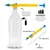 FinoPet 2er Set Mobile Hundedusche Aufsatz Hunde Dusche für unterwegs FinoPet 2er Set Mobile Hundedusche Aufsatz Hunde Dusche für unterwegs