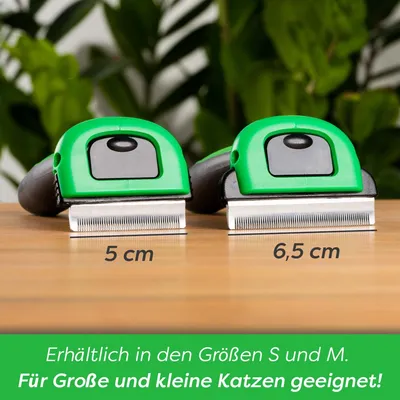 Katzenbürste Langhaar & Kurzhaar - Unterfellbürste Katze für kleine Katzen