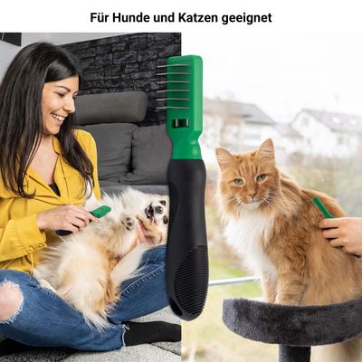 FinoPet Entfilzungsbürste, Entfilzungsmesser, Entfilzungskamm, Unterwolle