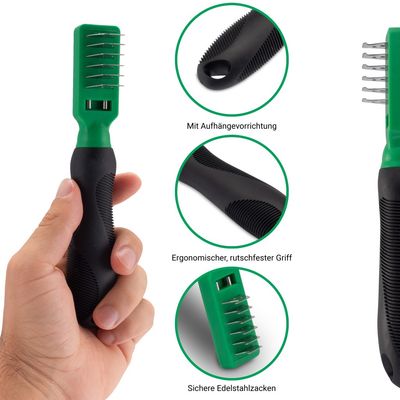 FinoPet Bürste Entfilzungsbürste Entfilzungsmesser Entfilzung Unterwolle