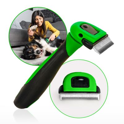 Hundebürste Mittlere Hunde Unterfellbürste für Kurzhaar Langhaar Unterwolle