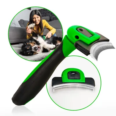 Hundebürste Mittlere Hunde Unterfellbürste für Kurzhaar Langhaar Unterwolle Hundebürste Mittlere Hunde Unterfellbürste für Kurzhaar Langhaar Unterwolle
