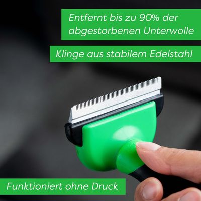 Hundebürste Grosse Hunde - Unterfellbürste für Kurzhaar Langhaar Unterwolle