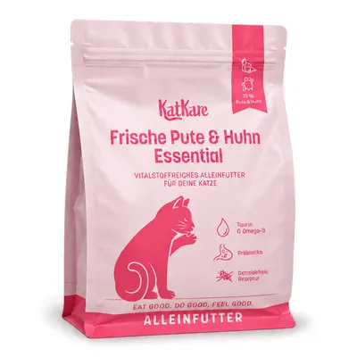 KatKare Alleinfutter Frische Pute & Huhn Essential KatKare Alleinfutter Frische Pute & Huhn Essential